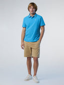 5 | Azzurro | polo-short-sleeve-collar-wstriped-in-contrast-692452