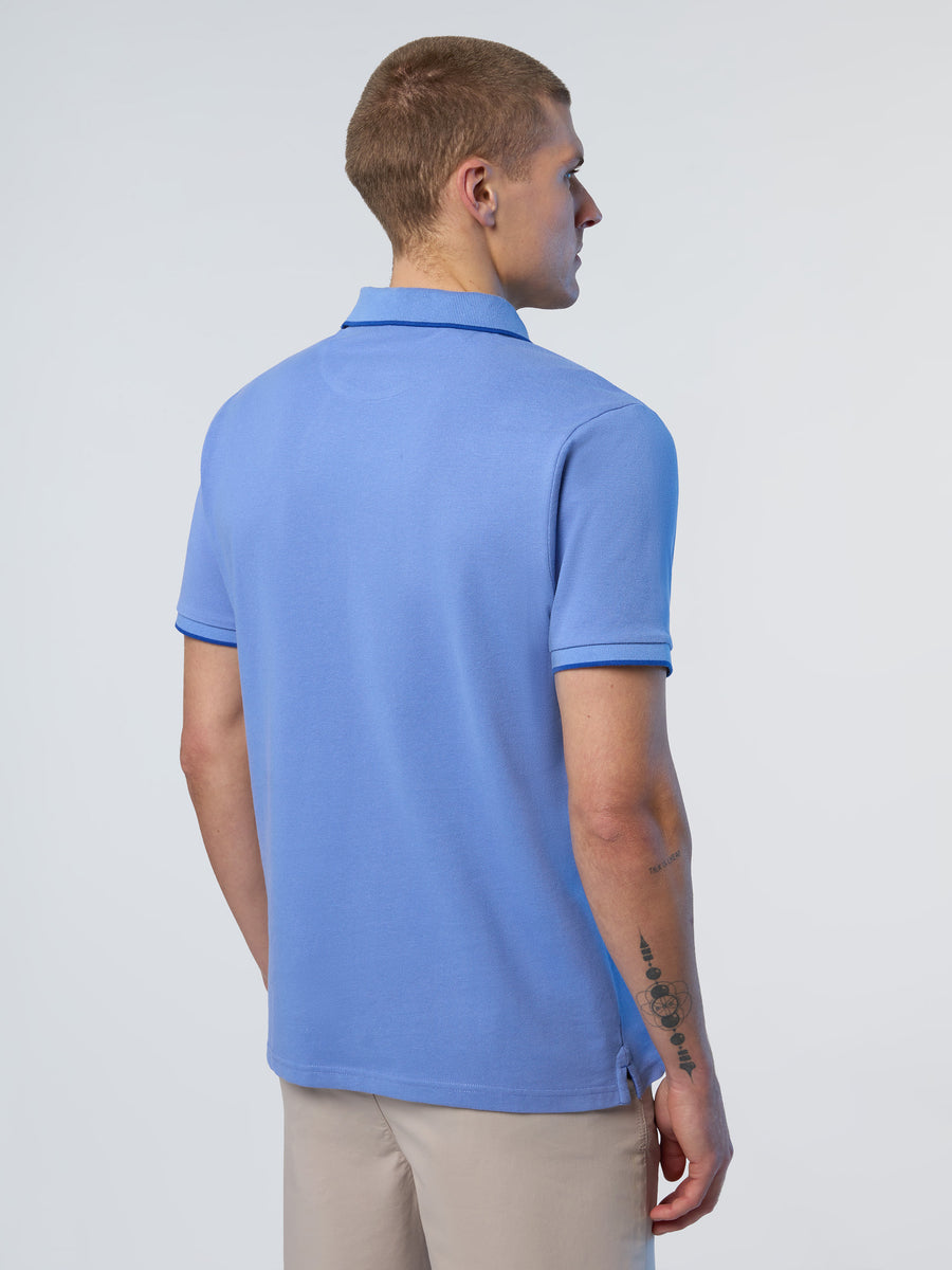 4 | Wedgewood | polo-short-sleeve-collar-wstriped-in-contrast-692452