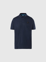 hover | Navy blue | polo-short-sleeve-cottontencel-jersey-692472