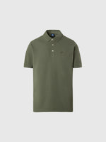 hover | Dusty olive | polo-short-sleeve-organic-light-piquet-692474