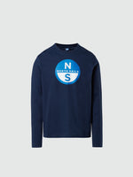 hover | Navy blue | t-shirt-long-sleeve-wgraphic-692850