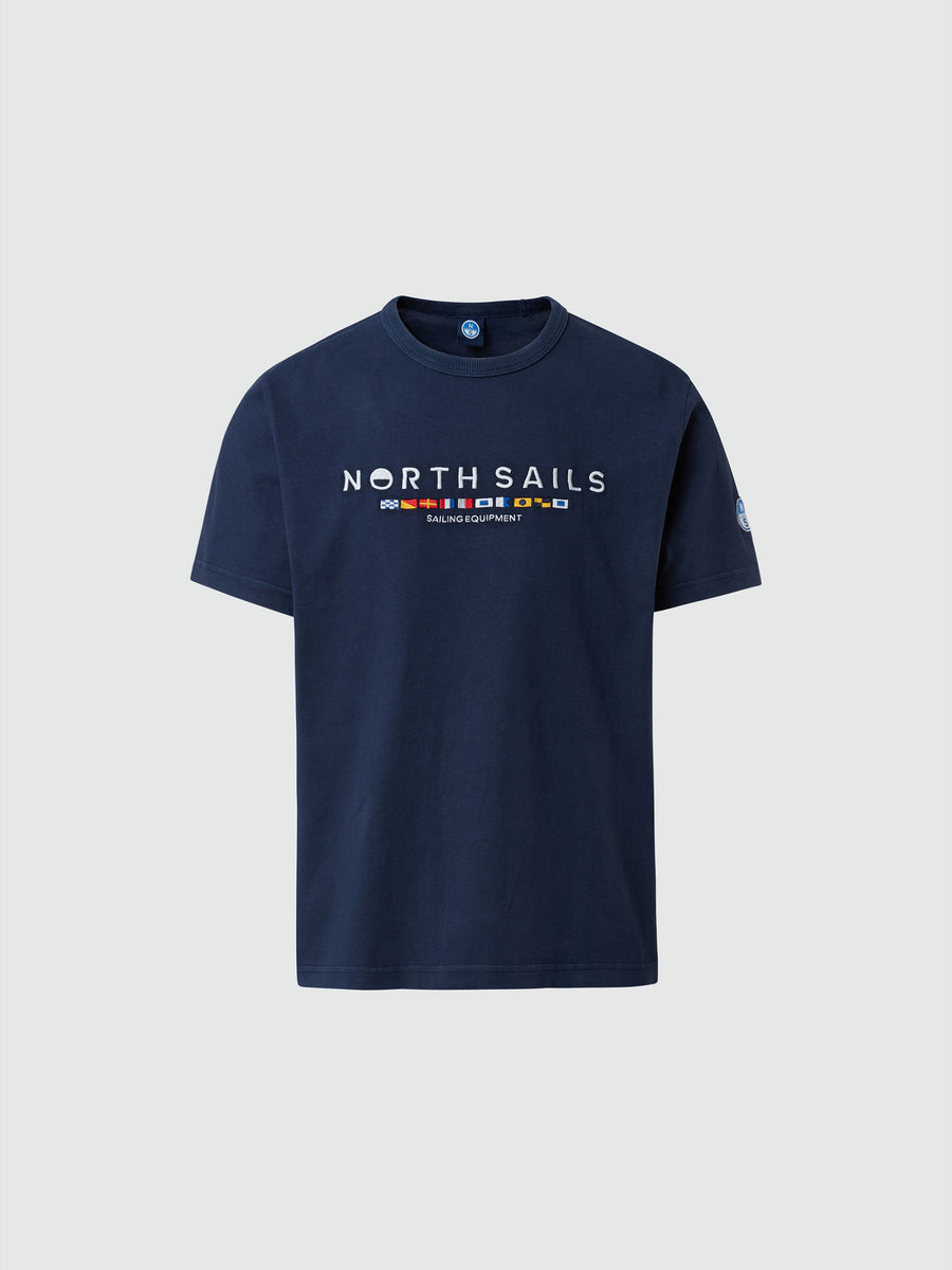 hover | Navy blue | t-shirt-short-sleeve-wprint-692863