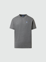 hover | Medium grey melange | t-shirt-short-sleeve-basic-bollo-692970