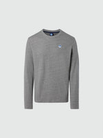 hover | Medium grey melange | basic-bollo-t-shirt-long-sleeve-692971