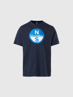 hover | Navy blue | basic-t-shirt-short-sleeve-692972