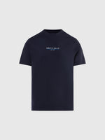 hover | Navy blue | t-shirt-short-sleeve-comfort-fit-692974