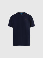 hover | Navy blue | basic-stretch-t-shirt-short-sleeve-692981