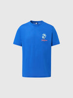 hover | Ocean blue | slub-t-shirt-short-sleeve-summer-692985