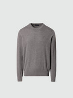 hover | Medium grey melange | crewneck-12-gg-knitwear-699773