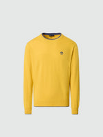 hover | Yellow ocrhe | crewneck-12gg-knitwear-699775