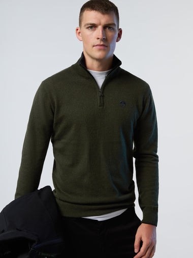 2 | Forest green | half-zip-12gg-knitwear-699778