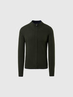 hover | Forest green | full-zip-7gg-knitwear-699780