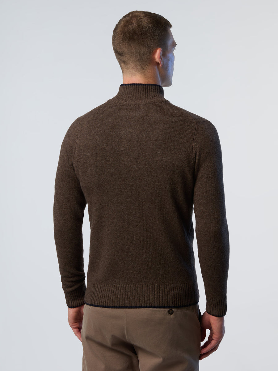 4 | Walnut melange | half-button-7gg-knitwear-699781