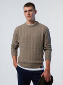 2 | Fossil melange | crewneck-7gg-knitwear-699782