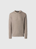 hover | Fossil melange | crewneck-7gg-knitwear-699782