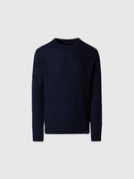 hover | Navy blue | crewneck-7gg-knitwear-699782