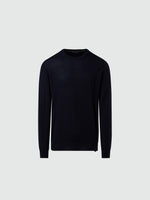 hover | Navy blue | crewneck-12gg-knitwear-699790