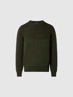 hover | Forest green | crewneck-12gg-knitwear-699796