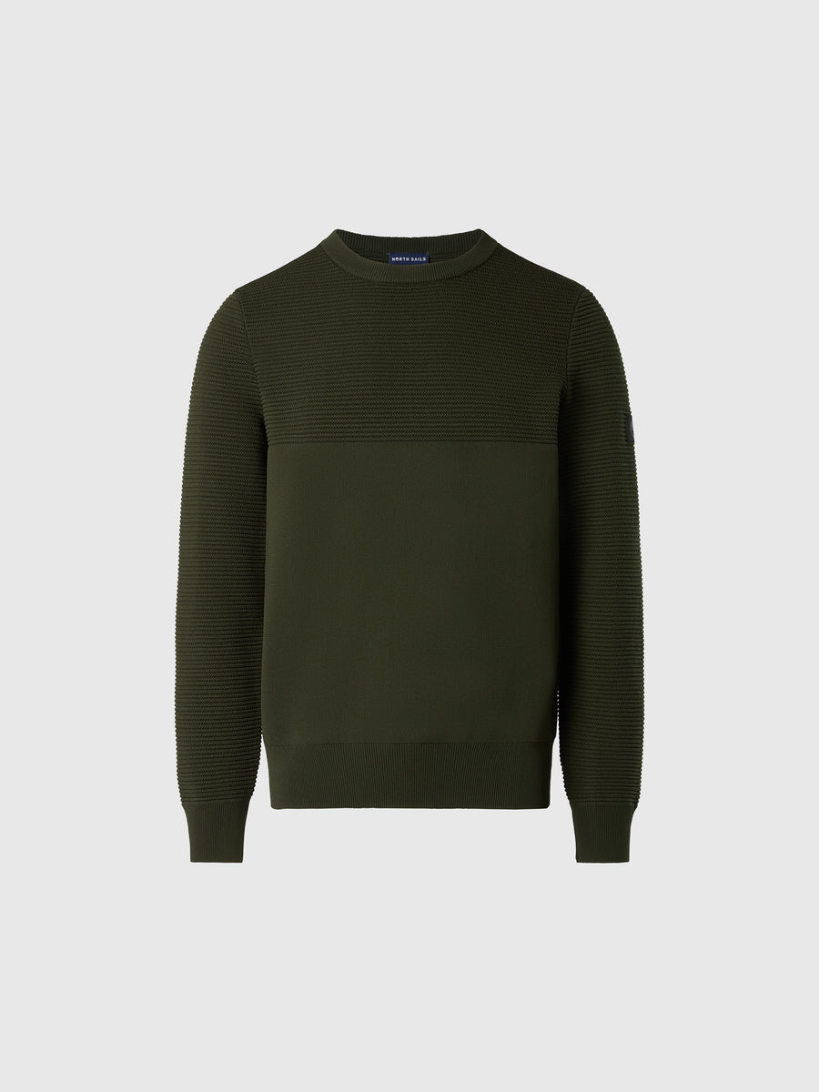 hover | Forest green | crewneck-12gg-knitwear-699796