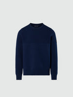 hover | Navy blue | crewneck-12gg-knitwear-699796