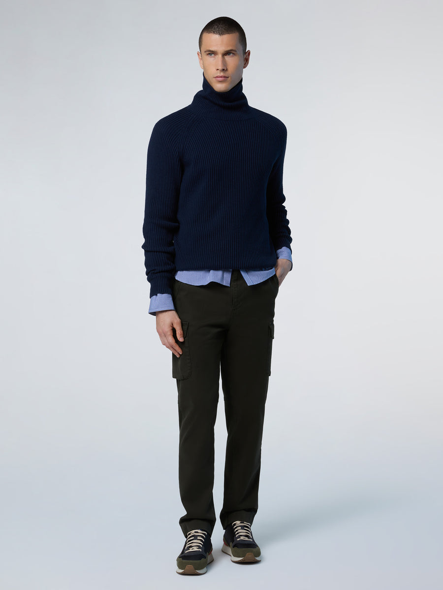 5 | Navy blue | turtle-neck-5gg-knitwear-699811