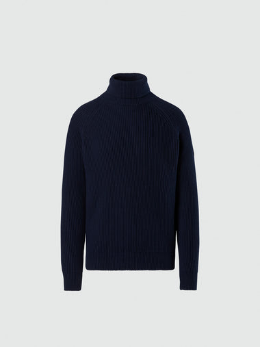 hover | Navy blue | turtle-neck-5gg-knitwear-699811