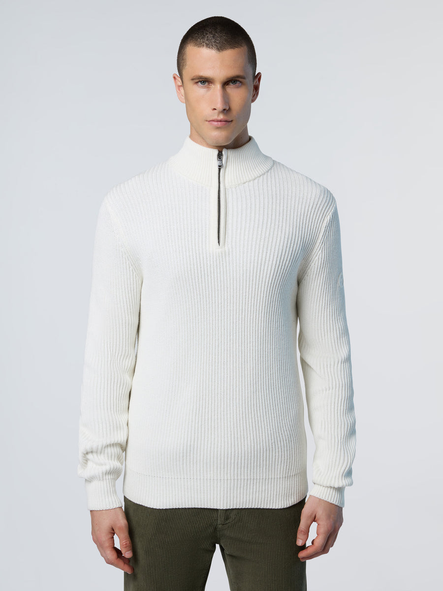 1 | Marshmallow | half-zip-5gg-knitwear-699813