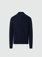 hover | Navy blue | half-zip-5gg-knitwear-699813