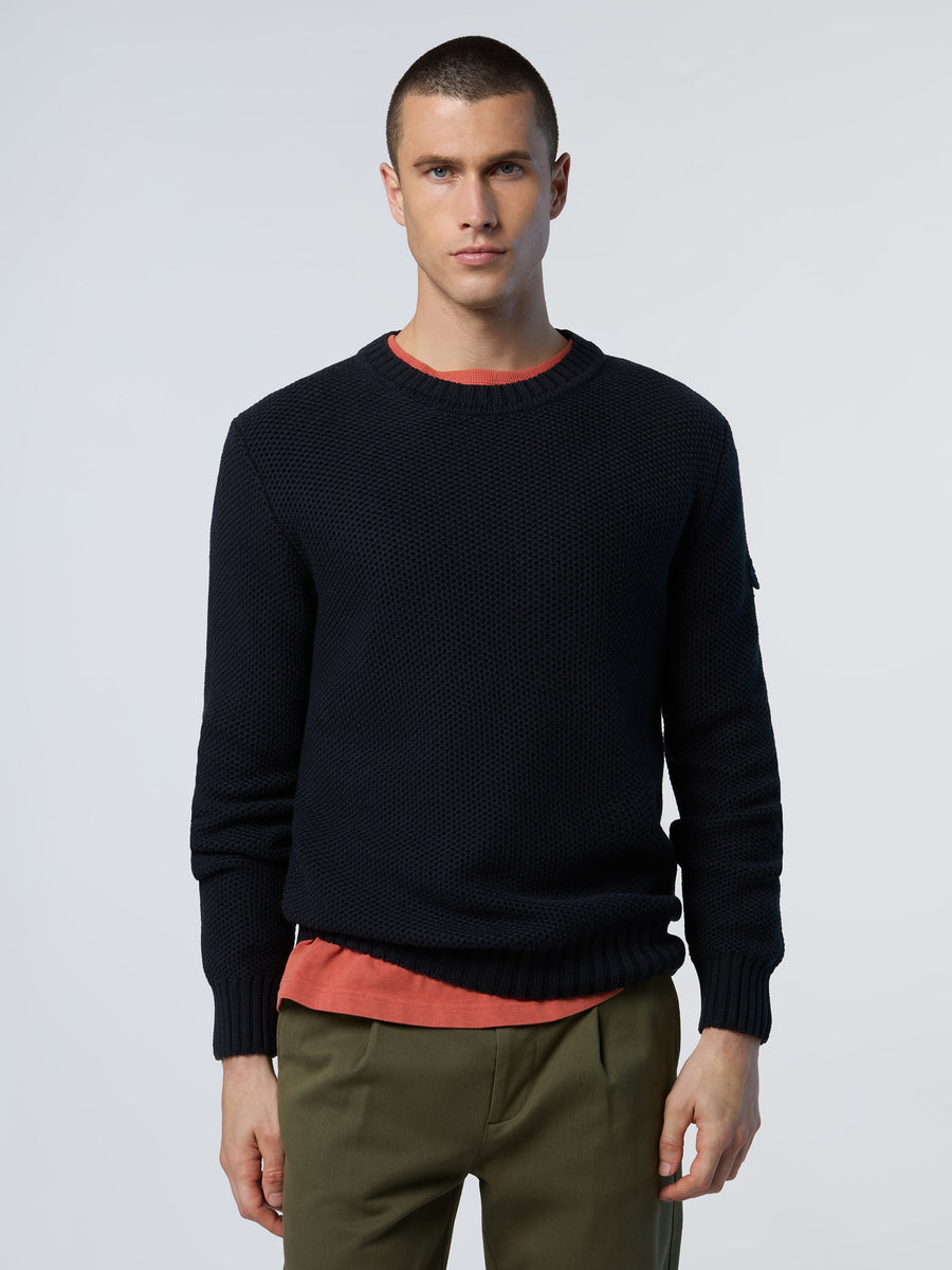 2 | Navy blue | crewneck-5gg-knitwear-699814