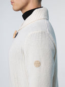 7 | Marshmallow | shawl-neck-with-toggles-7gg-knitwear-699821