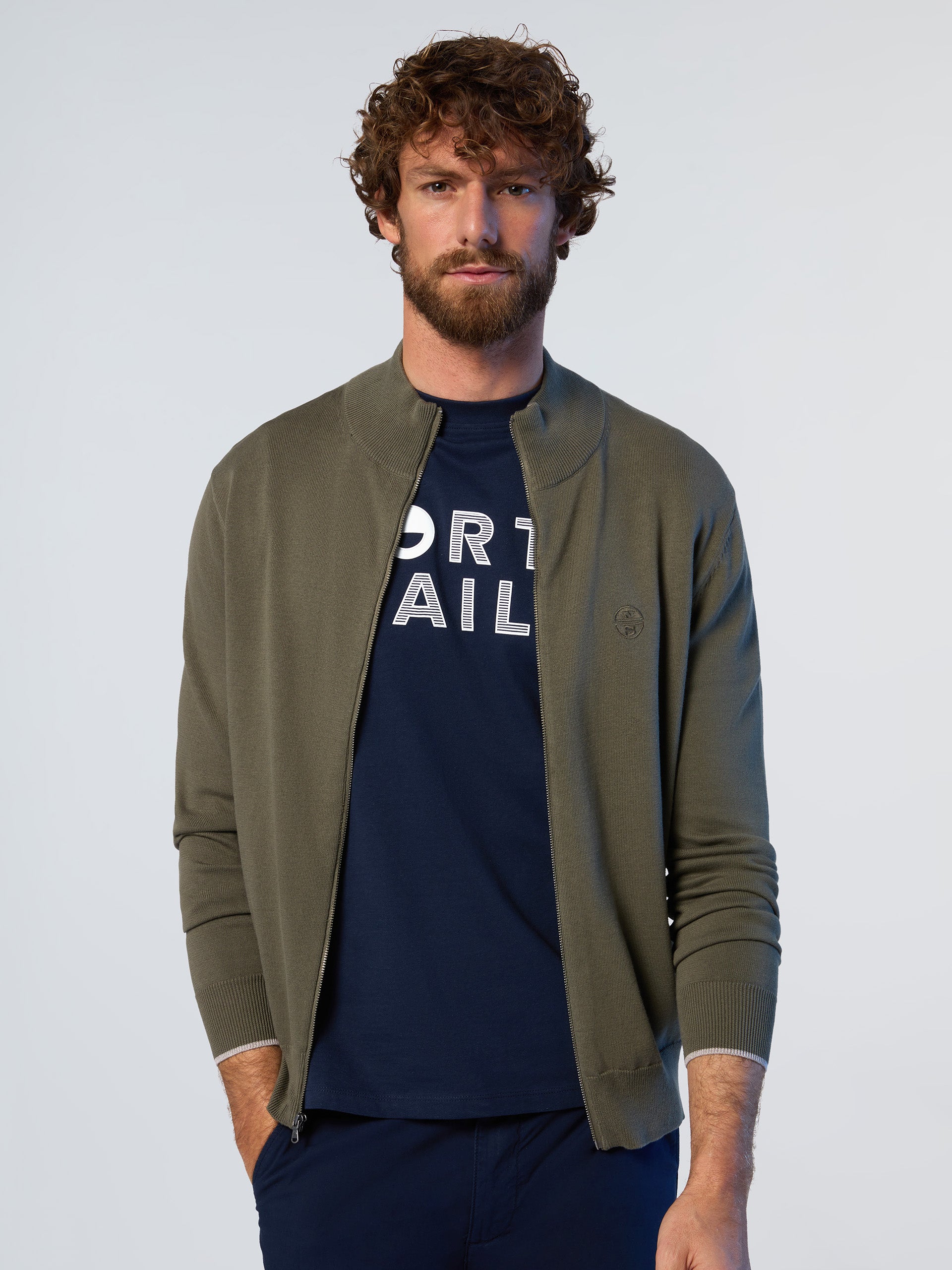 Clique Helsa Performance Mens Full Zip Knit Jacket