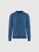 hover | Blue melange | crewneck-knitwear-14gg-699925
