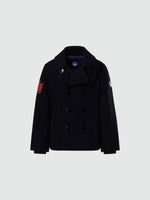 hover | Navy blue | upcycled-peacoat-jacket-701950