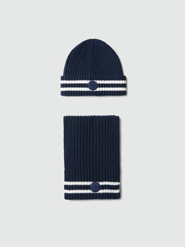 hover | Navy blue | gift-box-%28beanie-and-scarf%29-727362