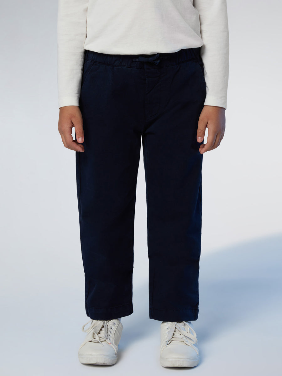 1 | Navy blue | chino-pant-welastic-waist-long-trouser-775412