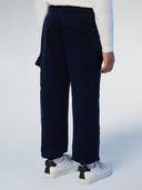 4 | Navy blue | cargo-pant-welastic-waist-long-trouser-775415