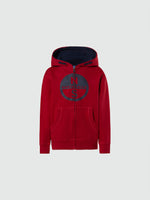 hover | Red lava | hooded-full-zip-sweatshirt-wgraphic-794463