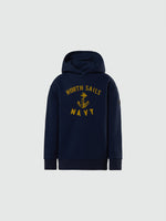 hover | Navy blue | hooded-sweatshirt-wgraphic-794468