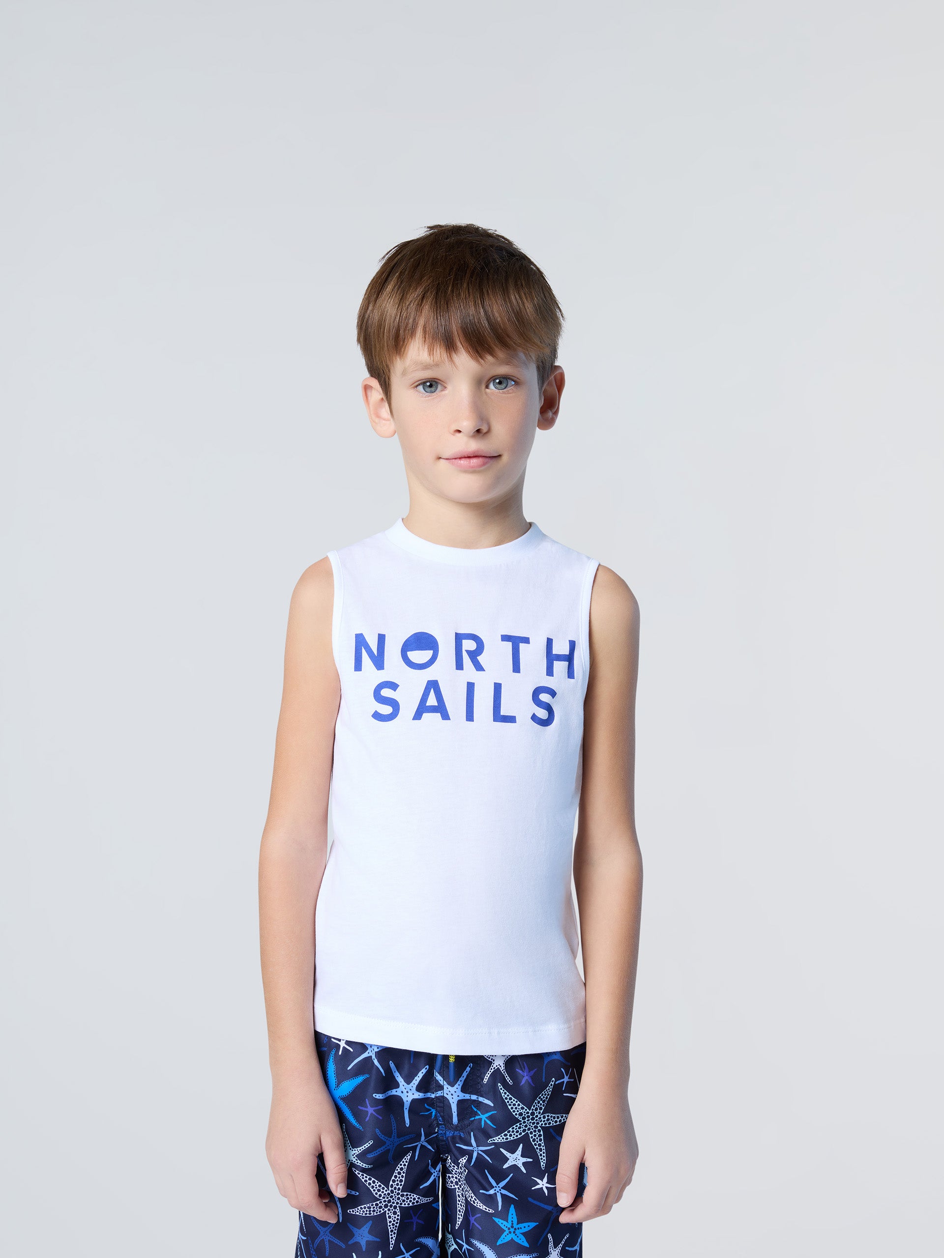 Boys sleeveless deals shirts