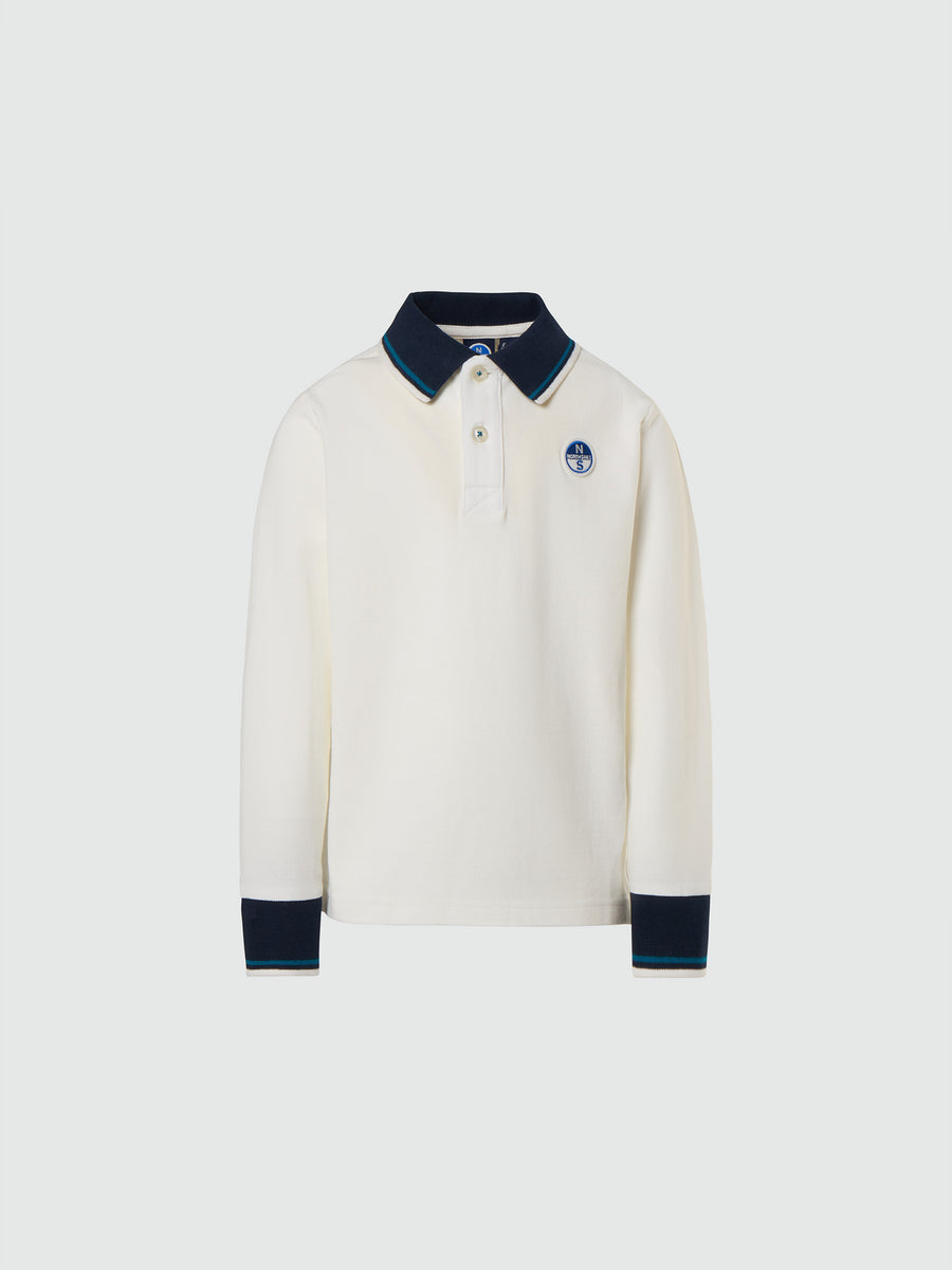 hover | Marshmallow | polo-long-sleeve-wlogo-795085