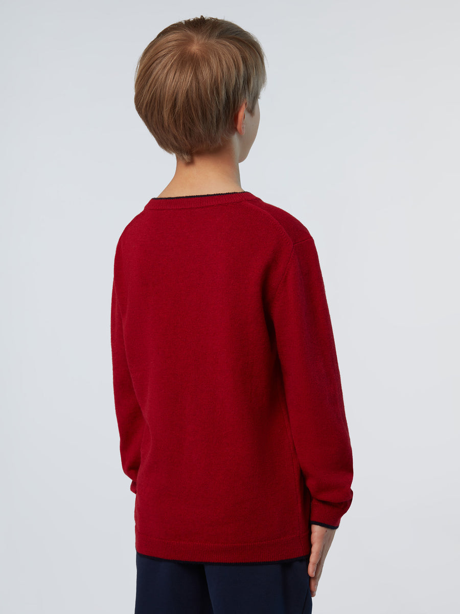 4 | Red lava | crewneck-12gg-knitwear-796121