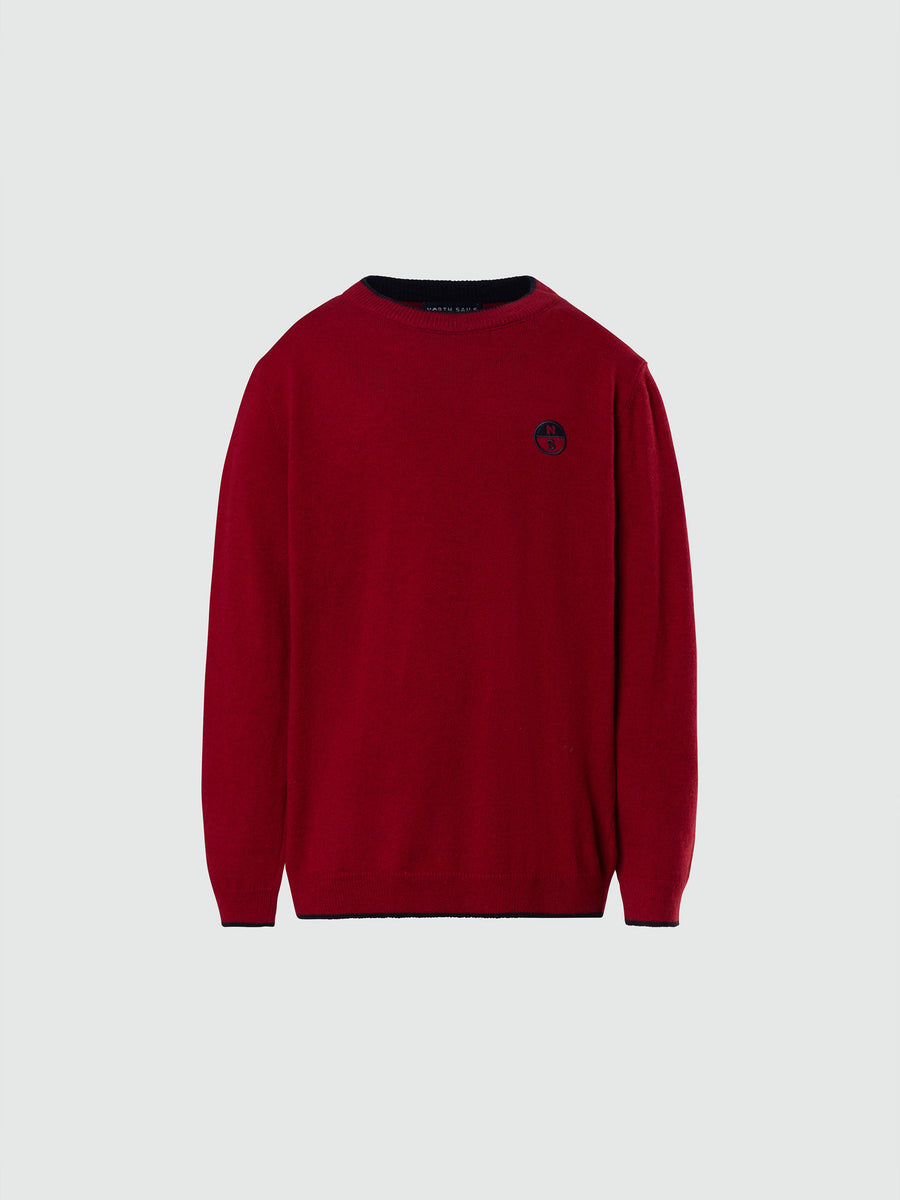 hover | Red lava | crewneck-12gg-knitwear-796121