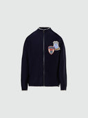 hover | Navy blue | full-zip-7gg-knitwear-796127