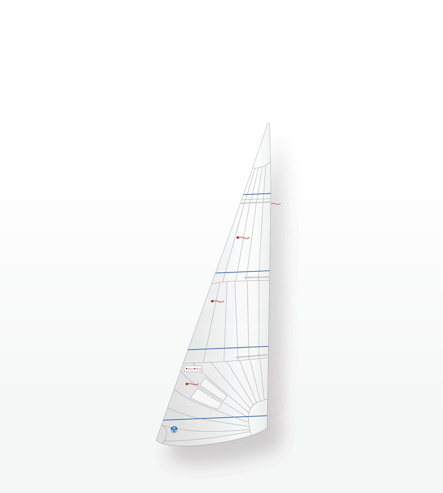 1 | White | North Sails Etchells LM-6R Jib