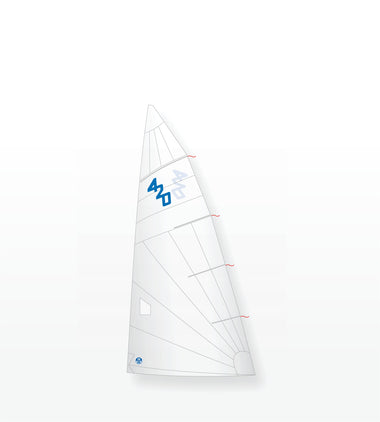 North Sails 420 M-12 Mainsail|cover :: White