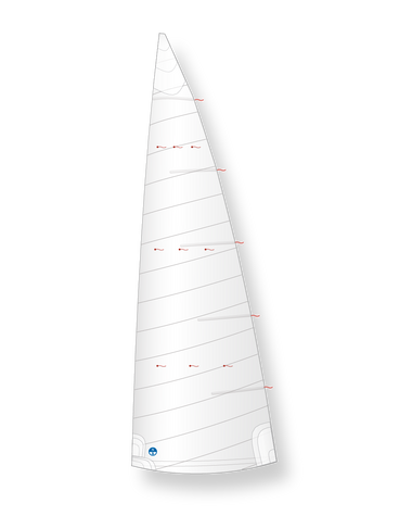 1 | NPC CROSS-CUT / White | North Sails Cruising Mainsail NPC CROSS CUT White