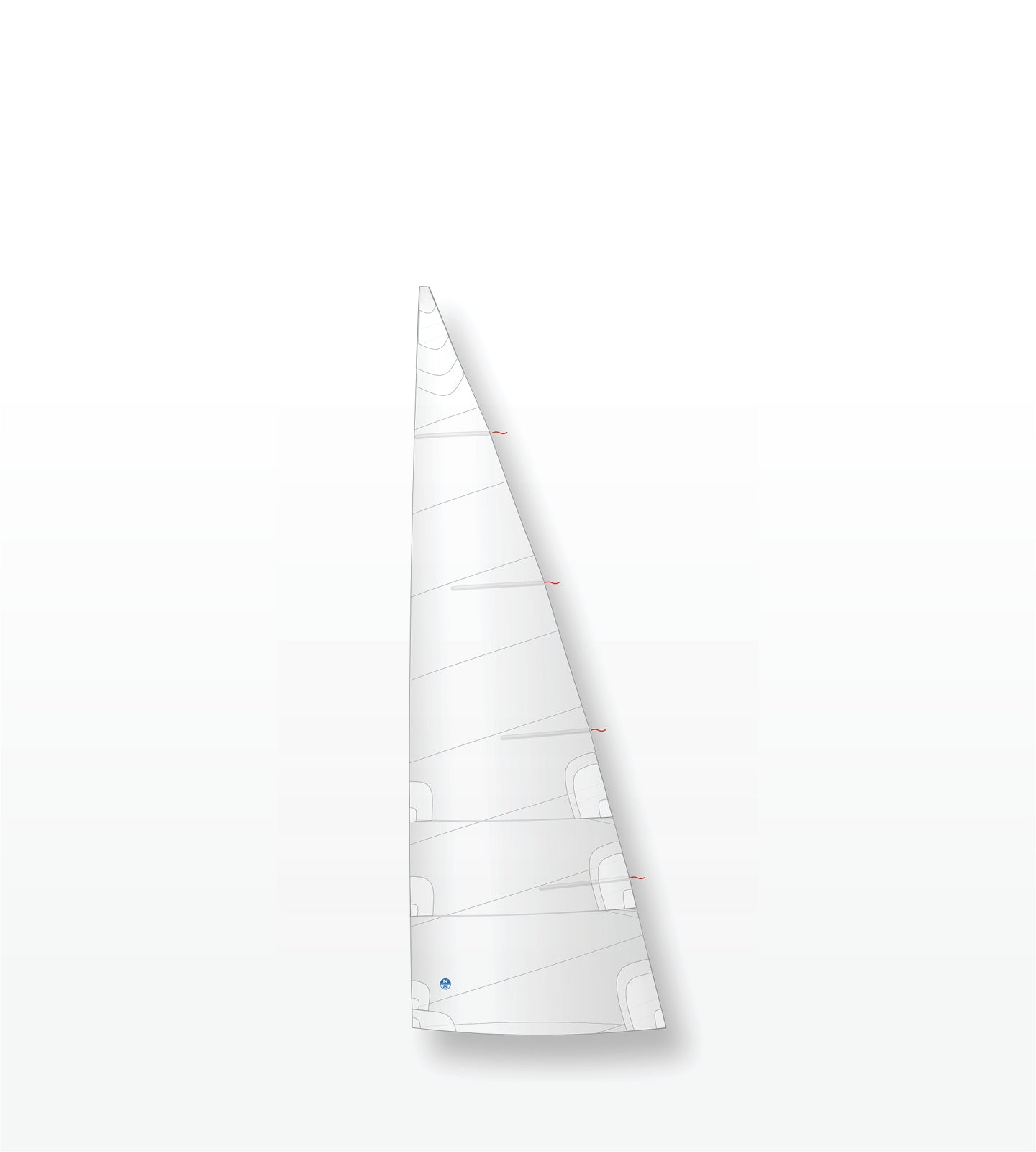 1 | NPC CROSS-CUT / White | North Sails Cruising Mainsail NPC CROSS CUT White