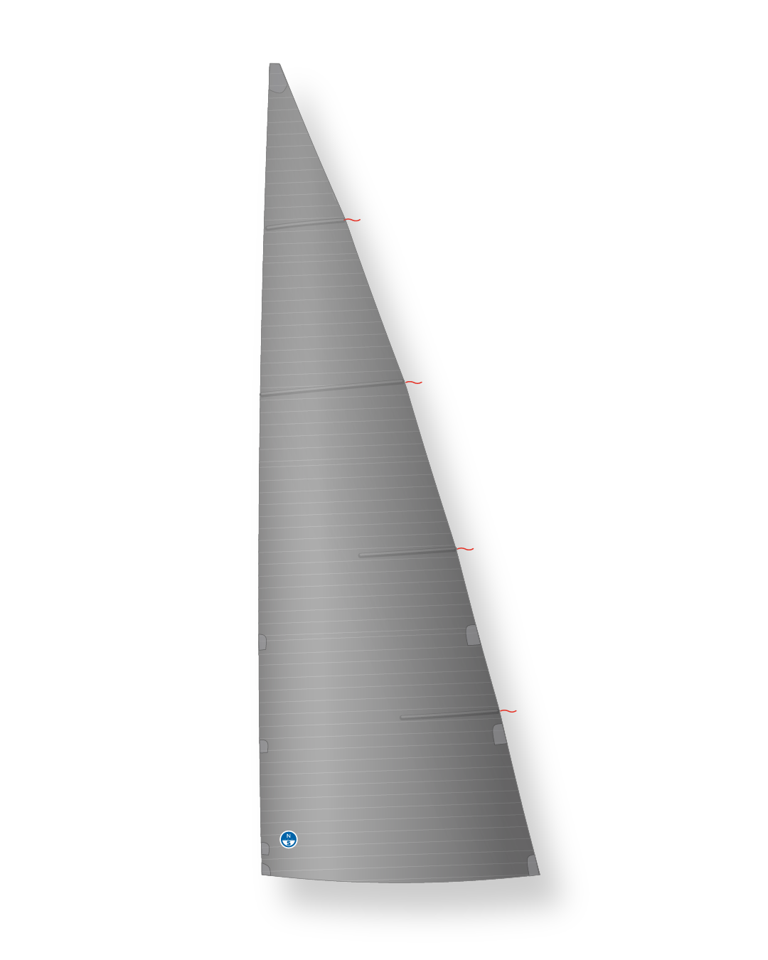 1 | 3Di ENDURANCE / Gray | North Sails Cruising Mainsail 3Di ENDURANCE Gray