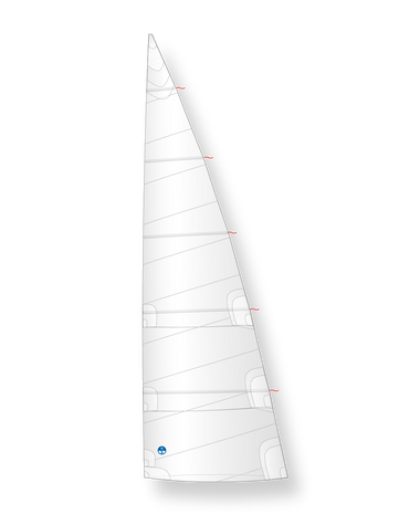 1 | NPC CROSS-CUT / White | North Sails Full Batten Cruising Mainsail NPC CROSS CUT White