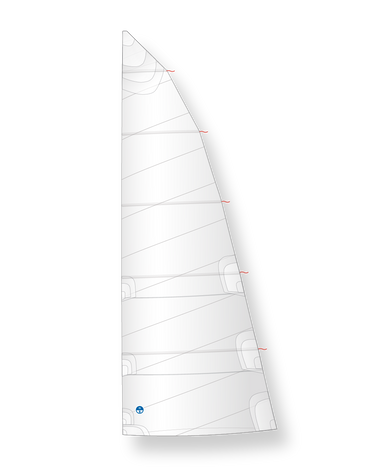 1 | NPC CROSS-CUT / White | North Sails High Roach Cruising Mainsail NPC CROSS CUT White